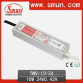 10W 24VDC IP67 impermeable fuente de alimentación de conmutación LED Driver